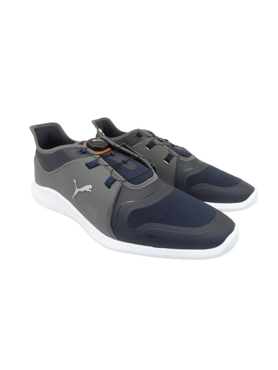Puma Other - Puma Men's Ignite Fasten8 Disc Golf Shoe Navy/Silver Size 14M